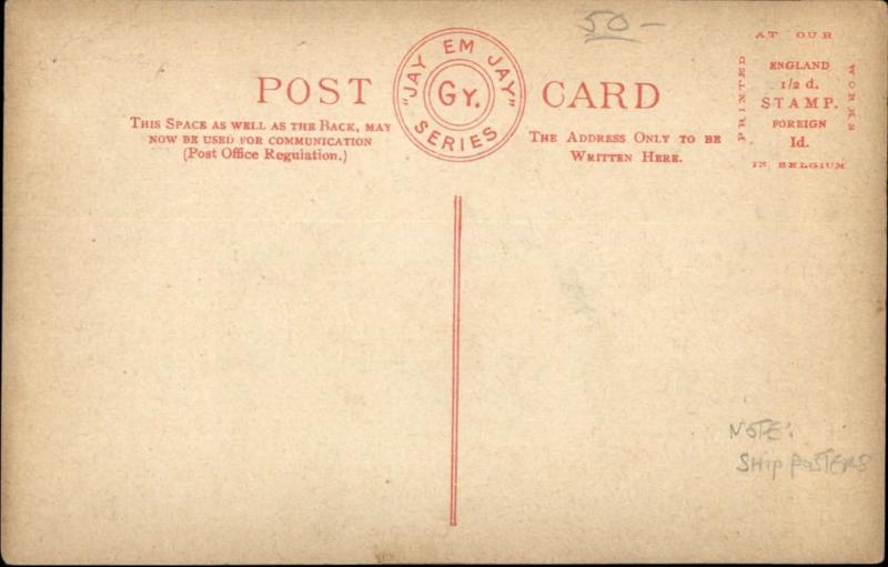 Grimsby Emigrants Home Third Class Dining Room Steamship Posters - Postcard