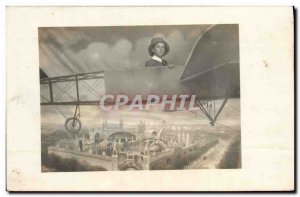 Old Postcard Photography Plane