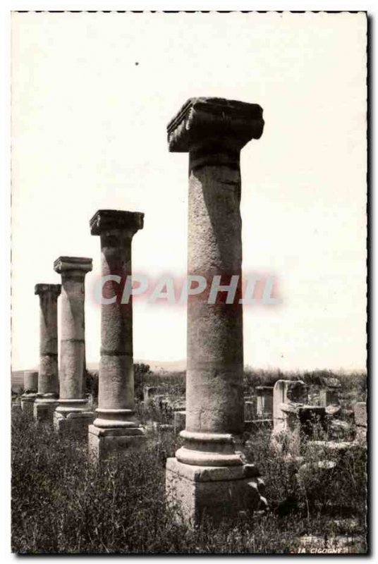 Old Postcard Volubills Facade of the Palace of Gordian said Morocco