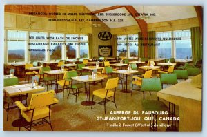 St-Jean-Port-Joli Quebec Canada Postcard Hotel Auberge Du Faubourg c1960's