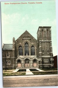 postcard Toronto Ontario Canada -Knox Presbyterian Church