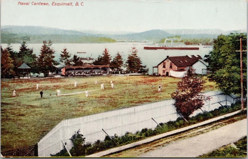 Naval Canteen Esquimalt BC Vancouver Island Barber Bros Postcard E73