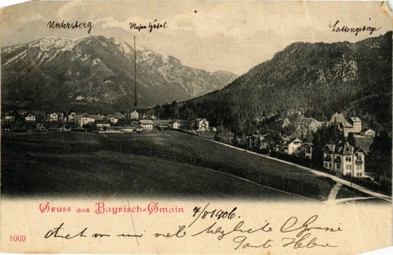 CPA AK Gruss aus Bayrisch Gmain GERMANY (921103)