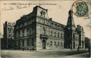 CPA PARIS 14e - Mairie du XIV. Arr. Place de Montrouge (56469)