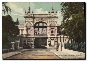Old Postcard Aix les Bains Savoie La Villa des Fleurs Entree