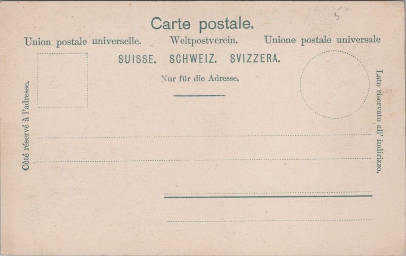 Switzerland Andermatt Vintage Postcard C199