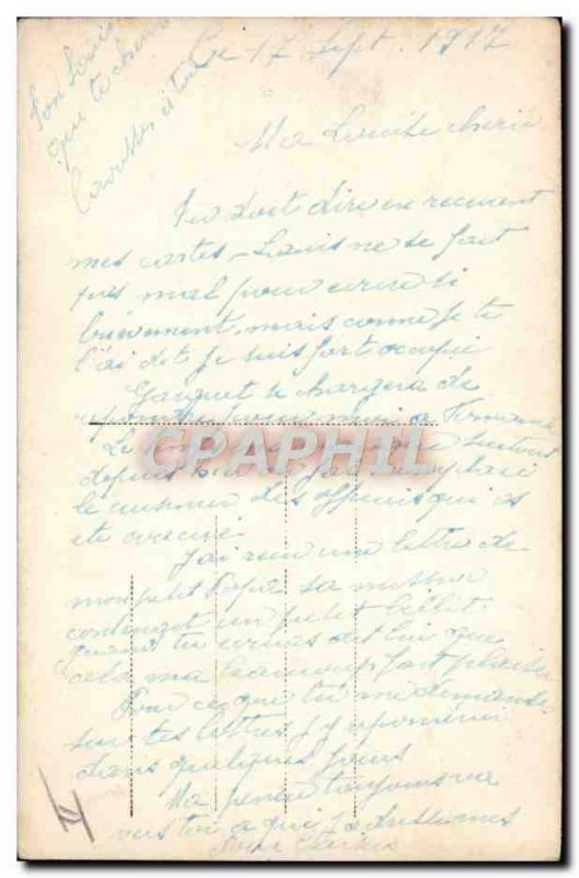 Postcard Old Train Fancy