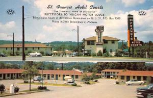 Birmingham Alabama St Francis Hotel Courts Multiview Vintage Postcard K59134