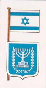 Brooke Bond Tea Trade Card Flags &  Emblems No 45 Israel