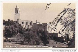 California Glendale The Mausoleum Forest Lawn Memorial Park Real Photo