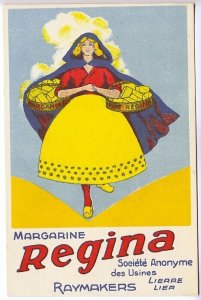 Margarine Regina Raymakers Societe Anonyme des Usines Poster Type Postcard