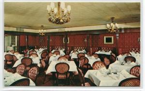 The Palace Dining Room Burro Alley Plaza Santa Fe New Mexico postcard