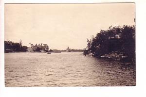 Real Photo, Steamer Coming into Honey Harbour, Ontario. Used