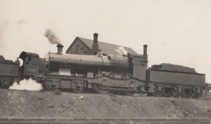 GWR Bulldog Class 3320 Train 4-4-0 Old Real Photo Postcard