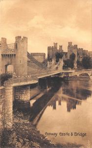 BR65003 conway castle and bridge wales