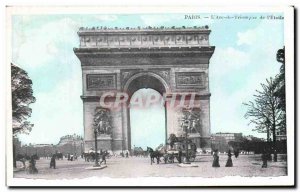 Old Postcard Paris L & # Triumph 39Arc of & # 39Etoile