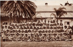 Fiji Native Military Band Suva Unused Tuck Postcard G30