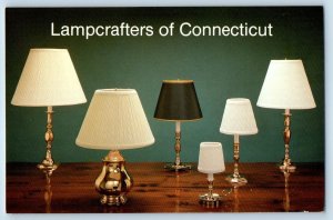 c1950's Lamp Crafter's Of Connecticut Newtown Connecticut Advertising Postcard