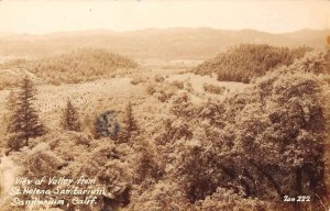 Sanitarium California St Helena Sanitarium Valley Real Photo Postcard AA31899