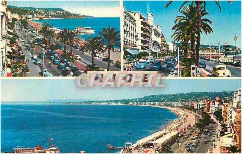 Modern Postcard The Nice Cote d Azur Promenade des Anglais