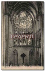 Old Postcard Amiens Interior of the Cathedral