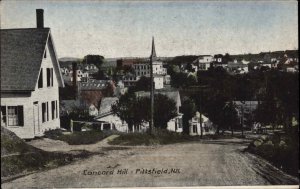 PITTSFIELD NH Concord Hill Bird's Eye View c1910 Postcard