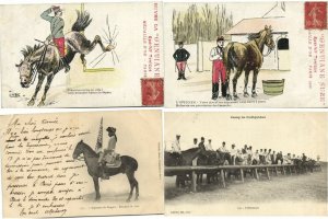 MILITARY HORSES 150 Vintage Postcard (L3456)