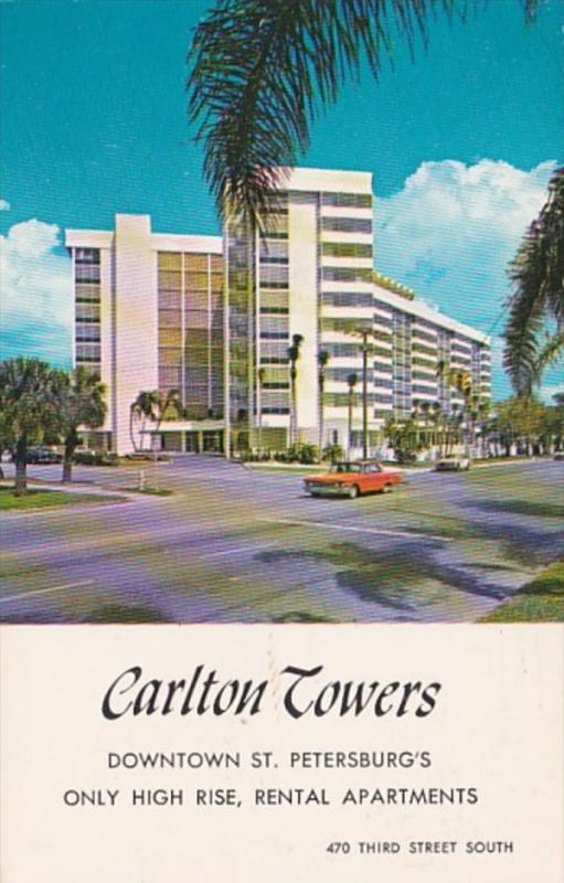 Florida St Petersburg Carlton Towers Rental Apartments