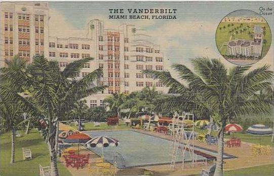 Florida Miami Beach The Vanderbilt On The Ocean