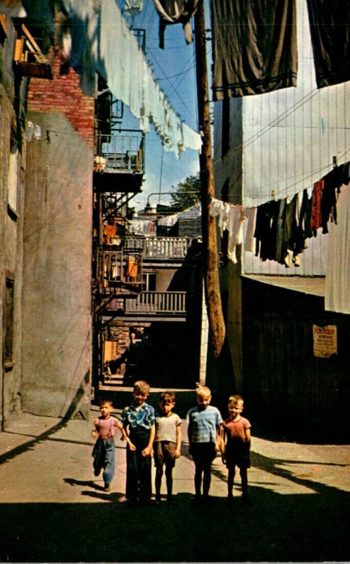 Canada Quebec Sous Le Cap Street Wash Day