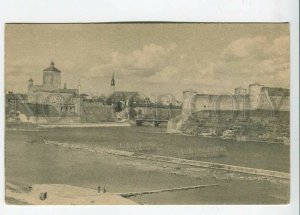 437317 ESTONIA NARVA Castles from the Middle Ages Vintage postcard