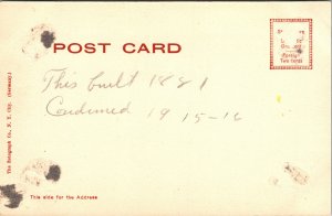 Postcard NY Owego High School ub Rotograph