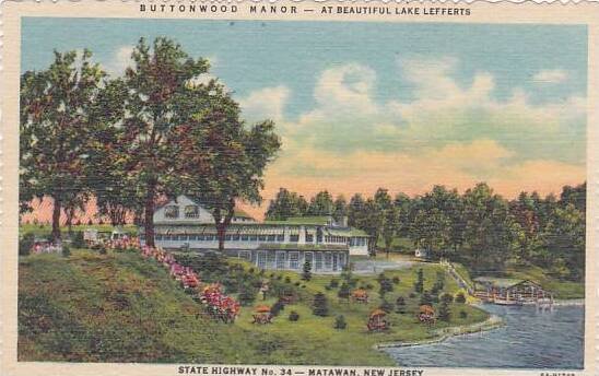 New Jersey Matawan Buttonwood Manor At Beautiful Lake Lefferts State Highway