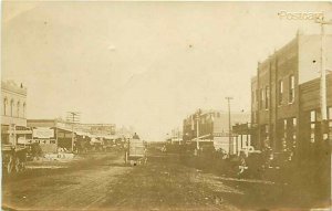 OK, Fredrick, Oklahoma, Street Scene, Kelly Hotel, RPPC