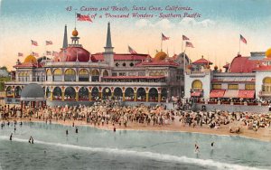 Casino and Beach Santa Cruz California  