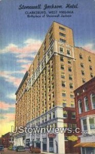 Stonewall Jackson Hotel - Clarksburg, West Virginia WV  