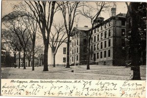 Brown University Campus Providence RI c1907 Undivided Back Vintage Postcard A06