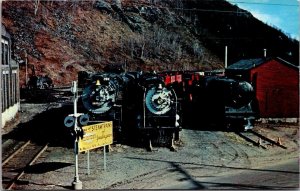 Trains Locomotives 259 759 & 3713 Steamtown USA Bellows Falls Vermont