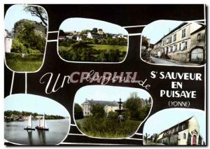 Modern Postcard St Sauveur En Puisaye