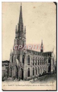 Nancy Postcard Old Basilica of St. Epvre work Morey