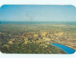 Pre-1980 AERIAL VIEW OF TOWN Rochester New York NY n3084