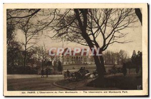 Old Postcard The Paris Observatory Montsouris