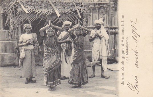 Natives Dancers Jardin Zoologique d'Acclimation Les Malabares Hagenbeck ...