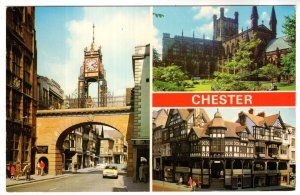 The Cathedral, The Clock, Chester, England