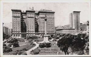 St Francis Hotel San Francisco California Vintage Postcard C131