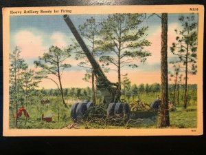 Vintage Postcard 1930-1945 Military Activity Series #19 Heavy Artillery