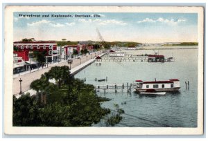 1916 Scenic View Of Waterfront And Esplanade Daytona Florida FL Antique Postcard