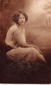 Real Photo Glamour Woman Postcard