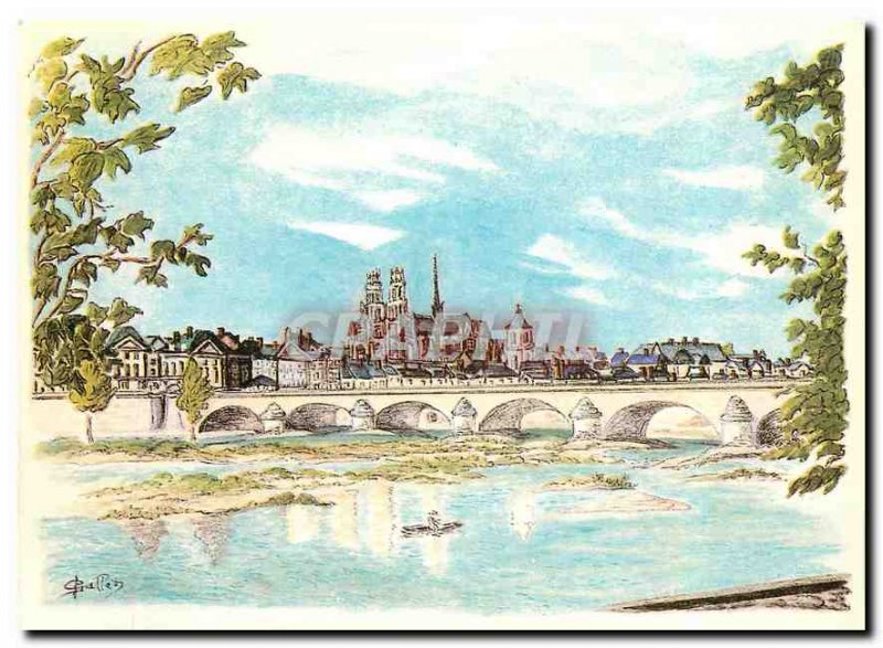 Postcard Modern Orleans Loire