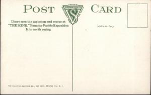 Pittsburgh PA Fire Fighters Coal Mine Rescue After Explosion c1910 Postcard